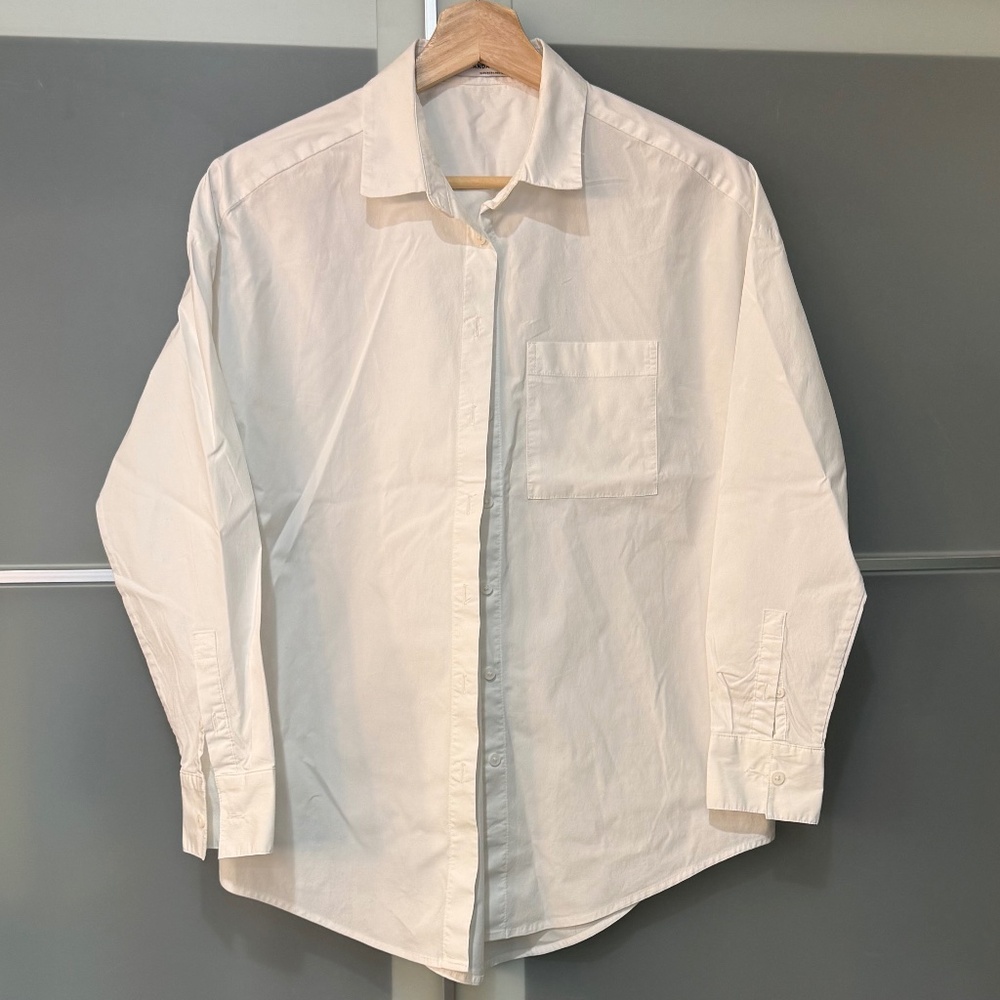BR Standard White Button Down Shirt from Banana Republic